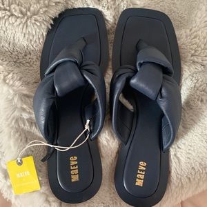 NWT Maeve Puffy Knotted Sandals